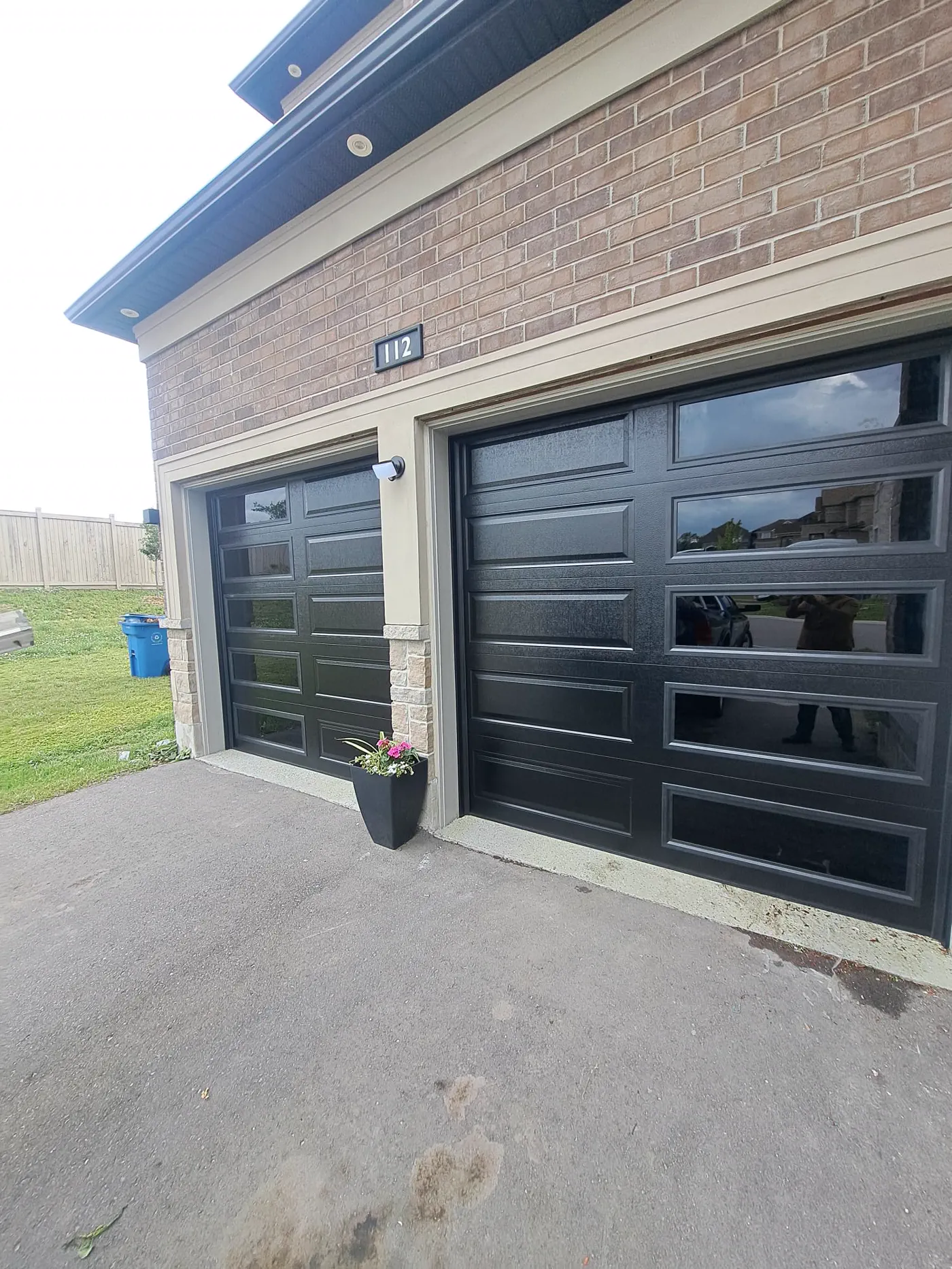 RedOak job archive photo showing garage-door work near georgina-keswick